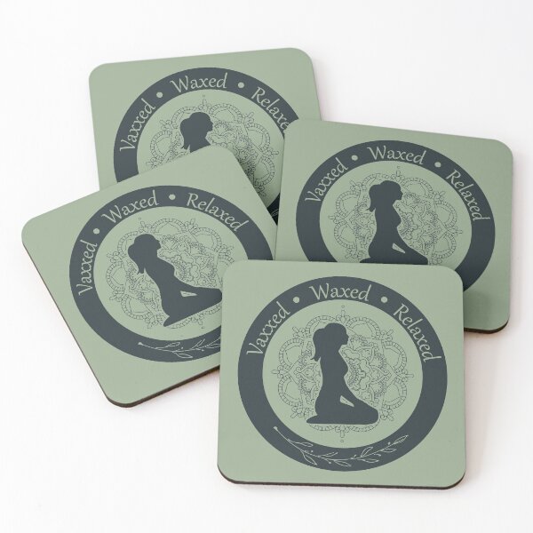 Item preview, Vaxxed Waxed and Relaxed (v2) - funny covid quotes designed and sold by DebbisPalette.