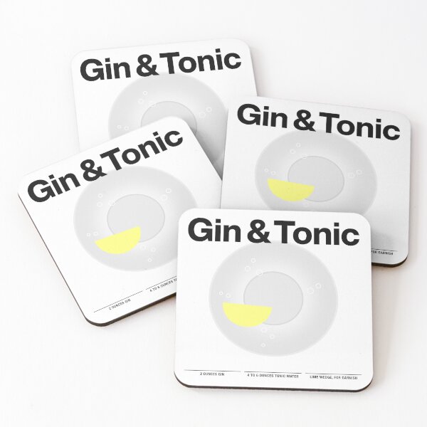 Item preview, Cocktail mixology for the house bar "Gin Tonic" designed and sold by TrueType.