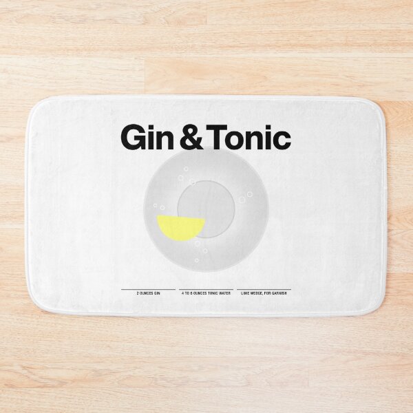 Item preview, Cocktail mixology for the house bar "Gin Tonic" designed and sold by TrueType.