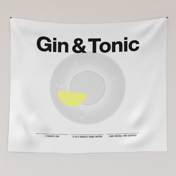 Item preview, Cocktail mixology for the house bar "Gin Tonic" designed and sold by TrueType.