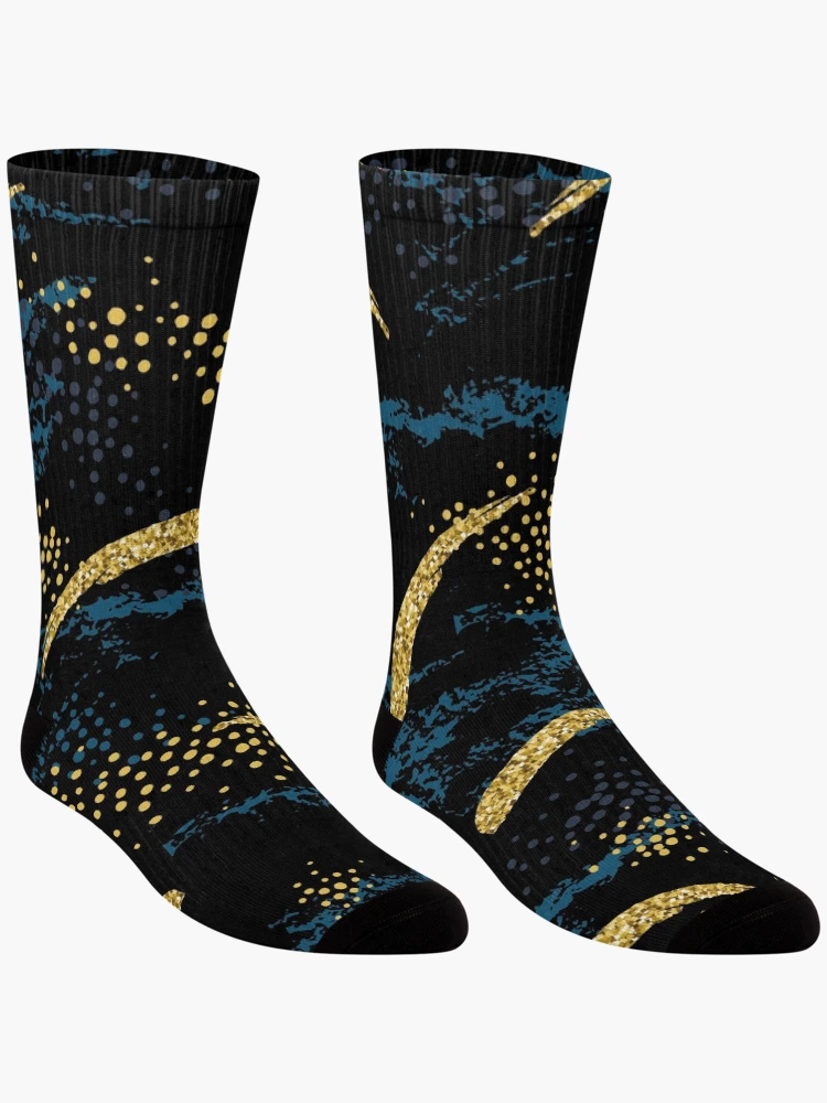 Thumbnail 3 of 5, Socks, Abstract Cosmic Pattern designed and sold by mischellero.