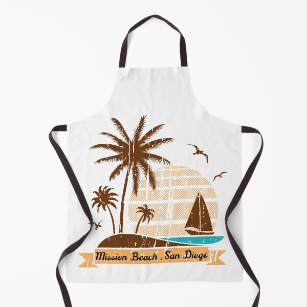 Item preview, Retro Mission Beach San Diego California Summer Day designed and sold by Samsdesignshop.