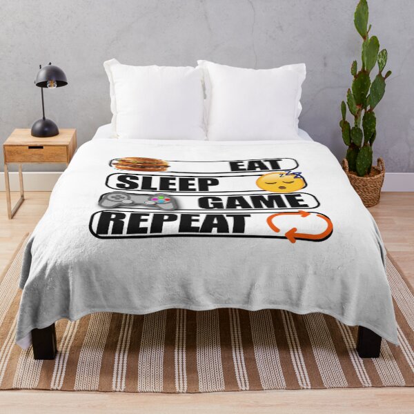 Item preview, EAT, SLEEP, GAME, REPEAT designed and sold by ArtDesignUSA.