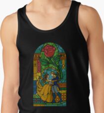 Schönheit und das Biest - Glasmalerei Tanktop für Männer
