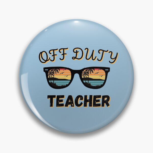 Item preview, Off duty teacher designed and sold by SmartTShirtTime.