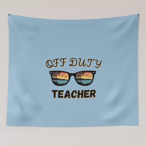 Item preview, Off duty teacher designed and sold by SmartTShirtTime.
