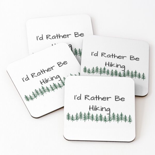 Item preview, I'd Rather Be Hiking designed and sold by AustaArt.