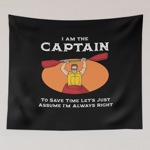 Item preview, I am the Captain Sailing Pontoon Boat captain Motor Boating  designed and sold by Rzelemenz.