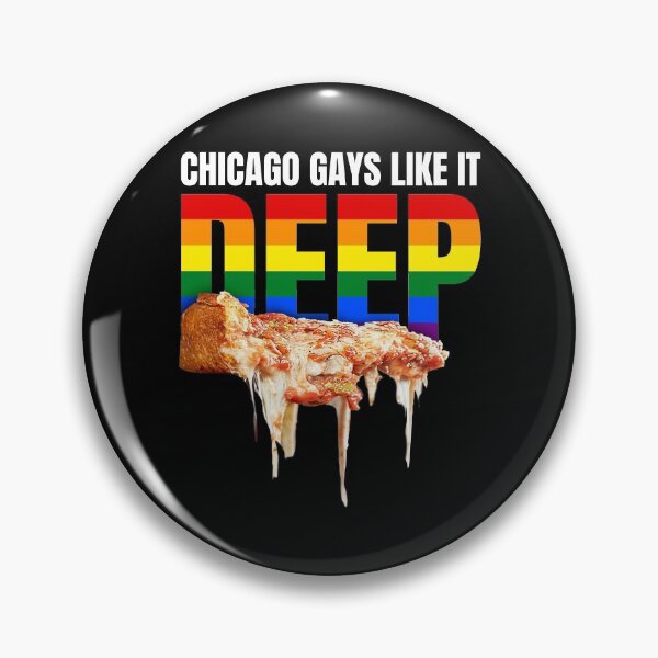 Item preview, Chicago Gays Like It Deep (Pizza) designed and sold by 90sBullsShirts.