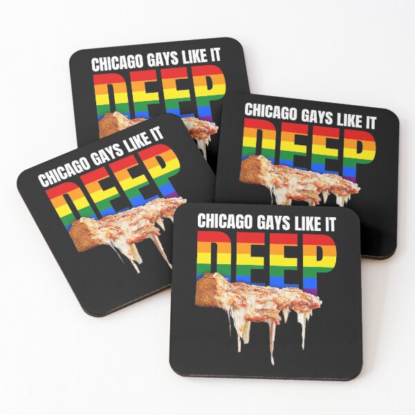 Item preview, Chicago Gays Like It Deep (Pizza) designed and sold by 90sBullsShirts.