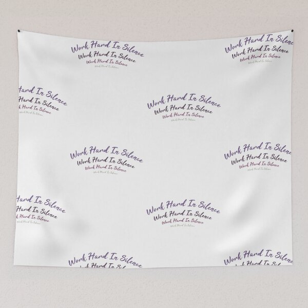 Item preview, Work hard in silence designed and sold by Dinashop.
