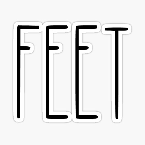 Feet Sticker