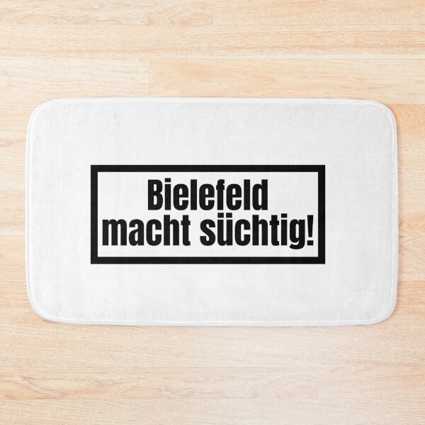 Artikelvorschau, Bielefeld macht süchtig - Warnhinweis entworfen und verkauft von Watersolution.