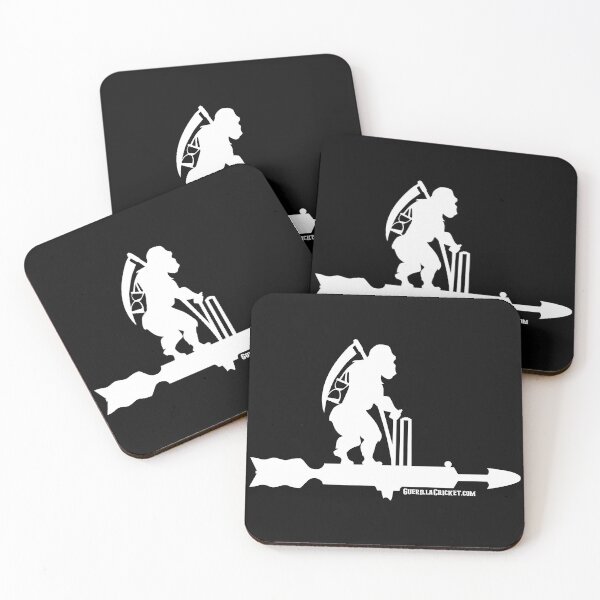 Old Father Guerilla white Coasters (Set of 4)