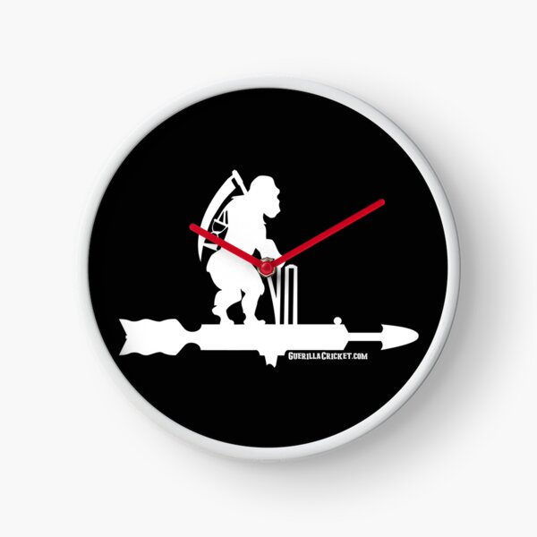 Old Father Guerilla white Clock