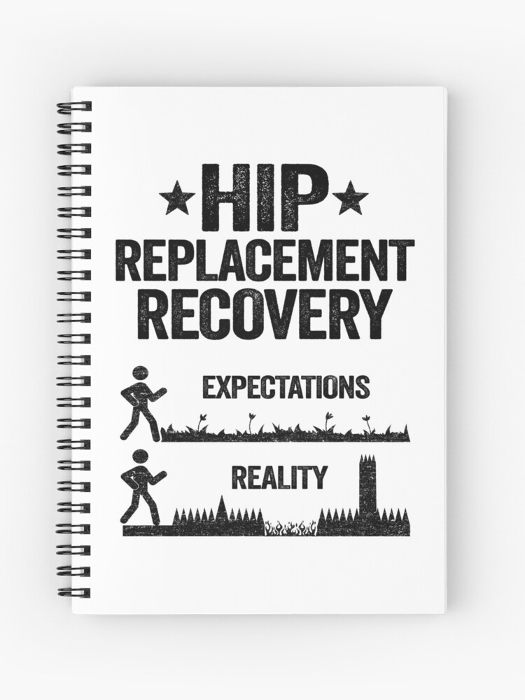 New Hip Replacement Recovery Surgery Funny Reality Throw Pillow by Stronzi