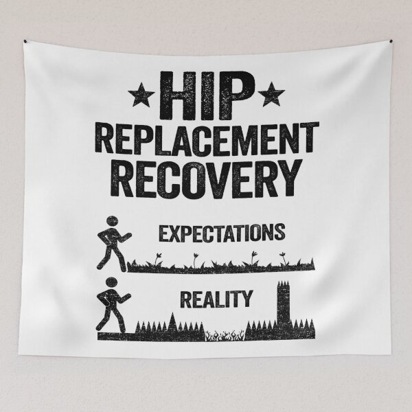 Item preview, New Hip Replacement Recovery Surgery Funny Reality designed and sold by Stronzi.