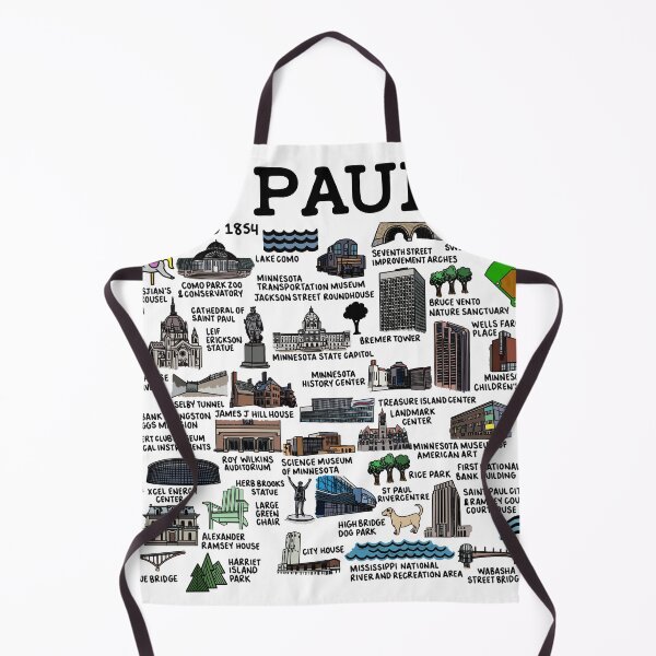 Item preview, St Paul Map  designed and sold by fiberandgloss.