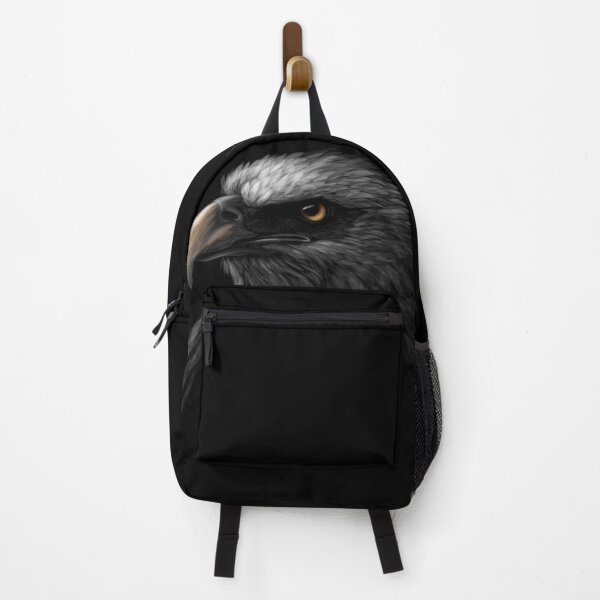 Item preview, Dark Intense Black Grey Scale Eagle Head designed and sold by WearWolfDesigns.