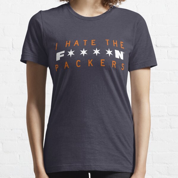 I Hate The Packers (Chicago Bears) Essential T-Shirt for Sale by  90sBullsShirts