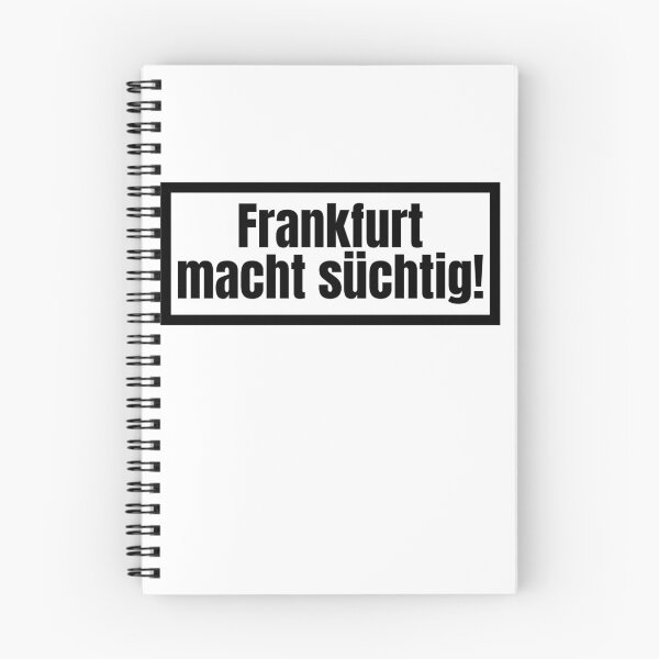Item preview, Frankfurt is addicting - warning notice designed and sold by Watersolution.