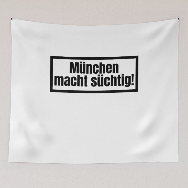 Item preview, Munich is addicting - warning notice designed and sold by Watersolution.
