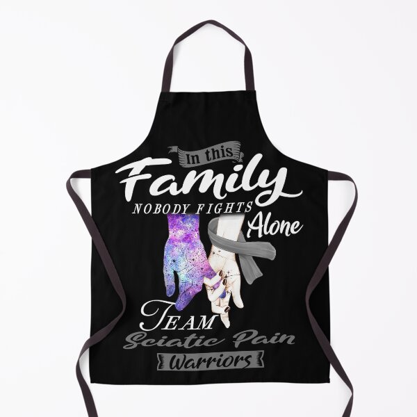 Item preview, In This Family Nobody Fights Alone Team Sciatic Pain Warrior designed and sold by deputylove.