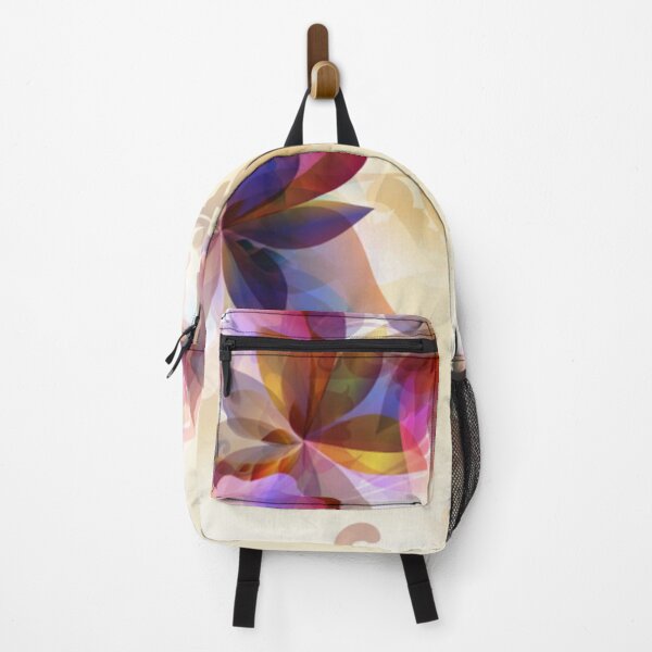 Item preview, Vibrant Multi Color Layered Fall Autumn Flowers Leaves Abstract designed and sold by WearWolfDesigns.