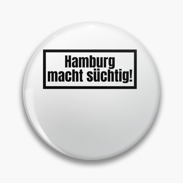 Item preview, Hamburg is addicting - warning notice designed and sold by Watersolution.