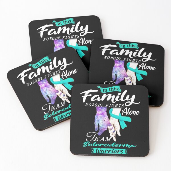 Item preview, In This Family Nobody Fights Alone Team Scleroderma Warrior designed and sold by deputylove.