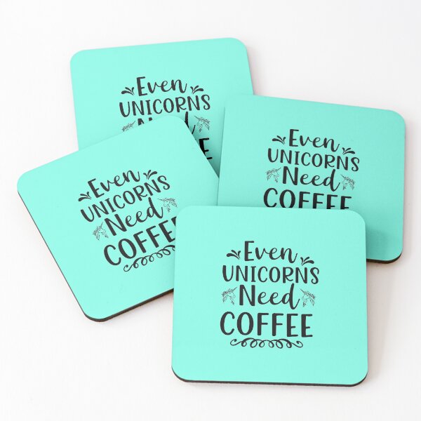 Item preview, Even Unicorns Need Coffee designed and sold by boopsblunt.