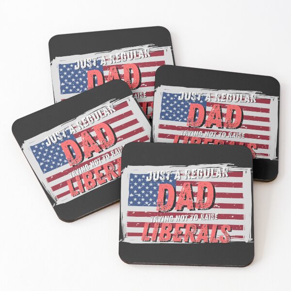 Item preview, Just a regular dad trying not to raise liberals designed and sold by SmartTShirtTime.