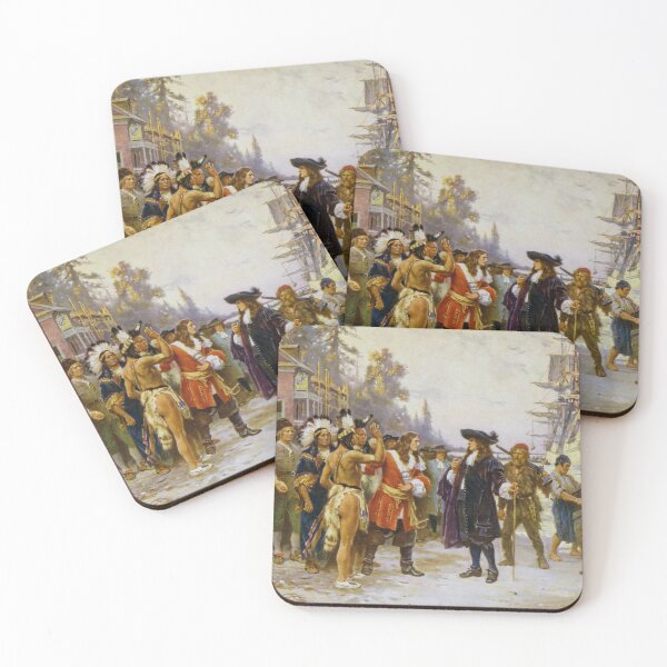 Item preview, The Landing Of William Penn - Jean Leon Gerome Ferris designed and sold by warishellstore.