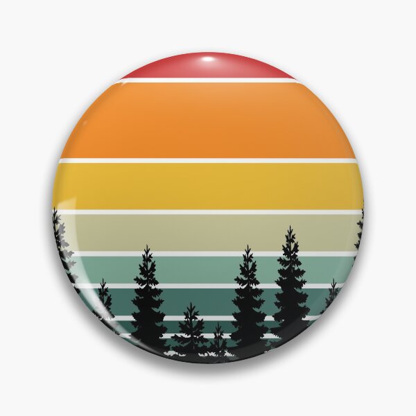 Item preview, Colorful Circle with Trees Design designed and sold by Demirake.