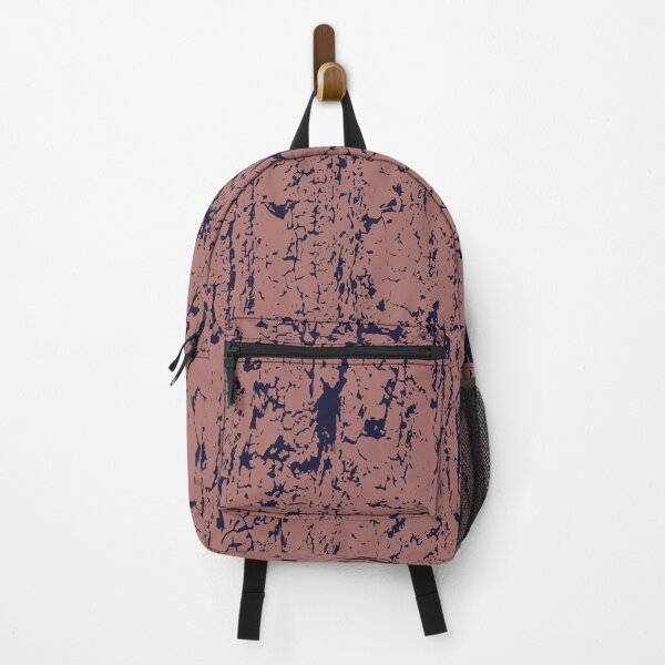 Item preview, Natural abstract craquelure surface pattern with rich texture in deep dusty rose and navy blue colors designed and sold by InnaEvans.