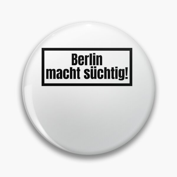 Item preview, Berlin is addicting - warning notice designed and sold by Watersolution.