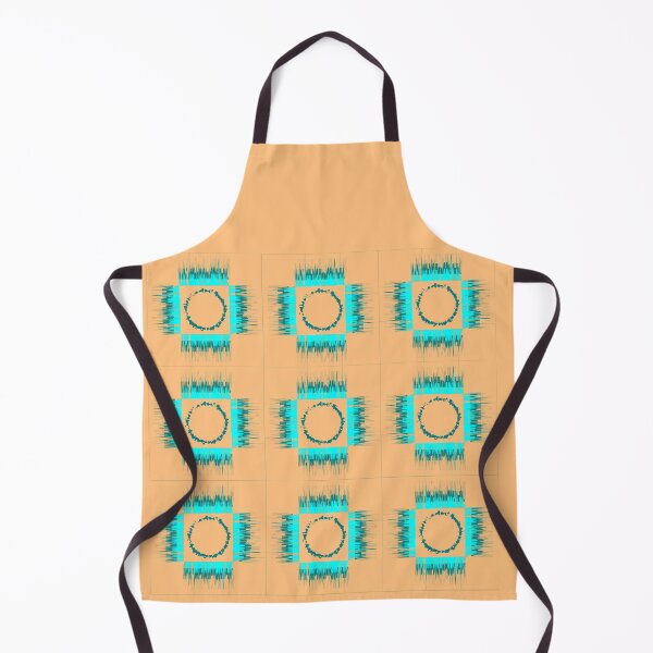 Item preview, Grass and Moon Teal on Beige designed and sold by Art in My Loft.
