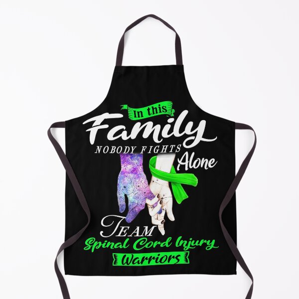 Item preview, In This Family Nobody Fights Alone Team Spinal Cord Injury Warrior designed and sold by deputylove.