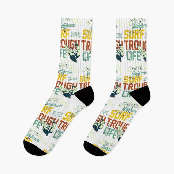 Item preview, SANTA CRUZ California SURF THROUGH LIFE Design designed and sold by boopsblunt.