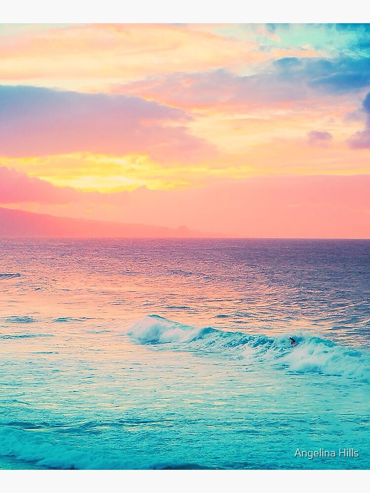 Hookipa Surf Sunset by alohaportraits