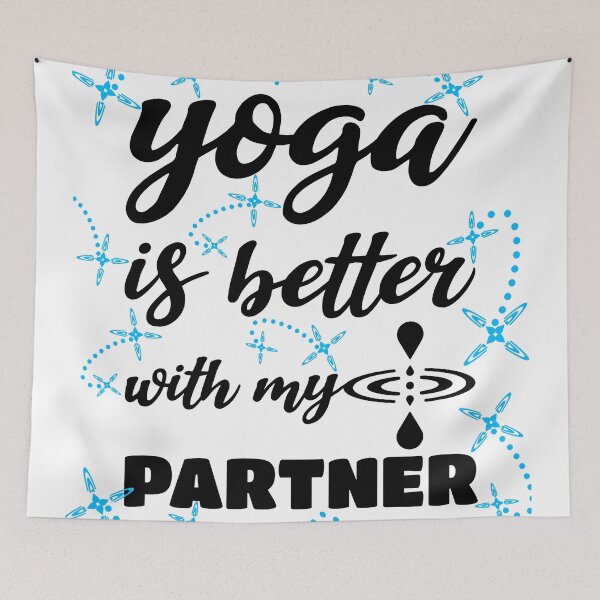 Item preview, Yoga is better with my partner-Acro yoga yoga with partners designed and sold by steven8899.
