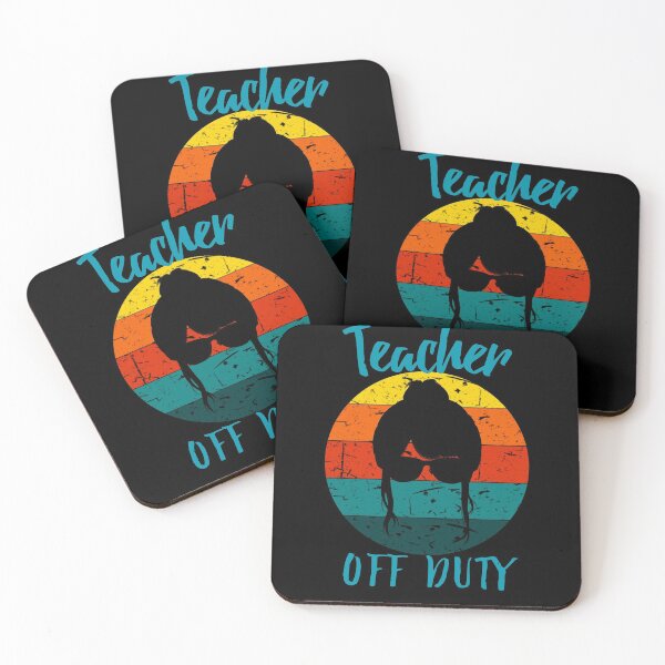 Item preview, Vintage Sunset Teacher Off Duty  designed and sold by Not A Typical  Teacher.