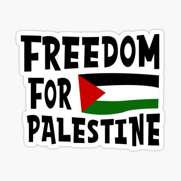  TODOLIA (3Pcs) Free Palestine Sticker Arab Arabic