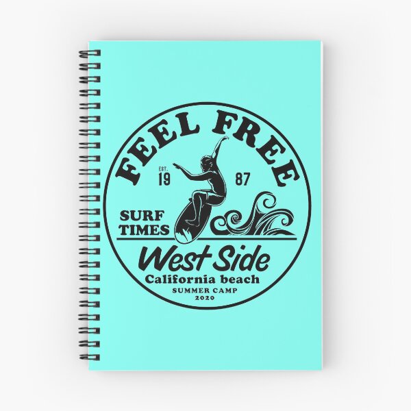 Item preview, Feel Free Surf Times WestSide California Beach Design designed and sold by boopsblunt.