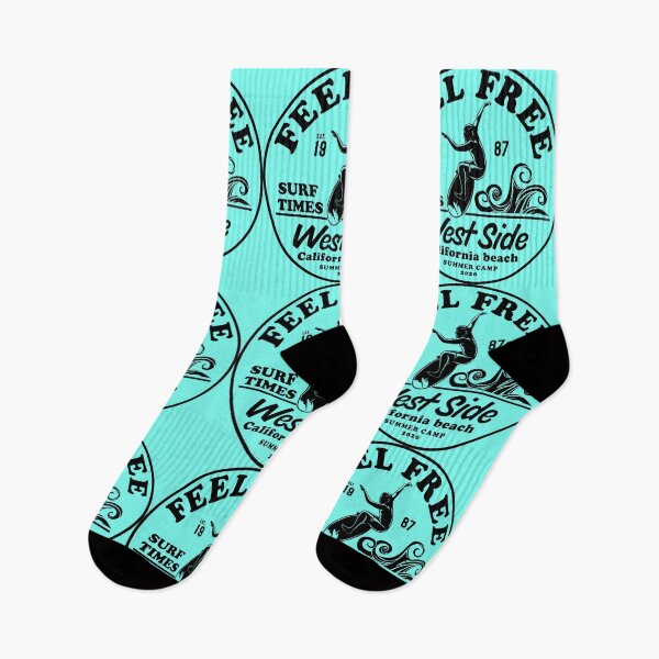 Item preview, Feel Free Surf Times WestSide California Beach Design designed and sold by boopsblunt.