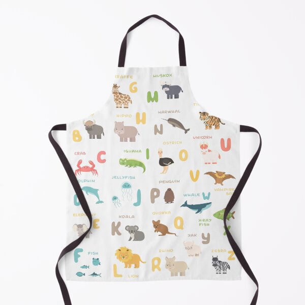 Item preview, English animals alphabet poster designed and sold by essskina.