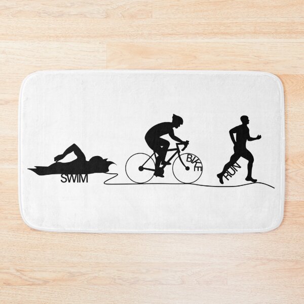 Item preview, Swim Bike Run Triathlete Design designed and sold by rkmountains.