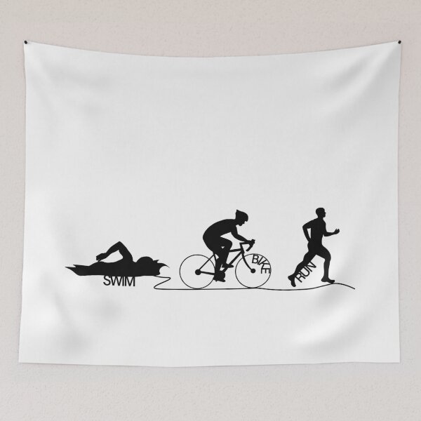 Item preview, Swim Bike Run Triathlete Design designed and sold by rkmountains.