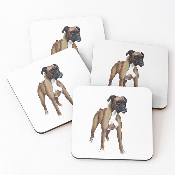 Item preview, Boxer Dog Illustration designed and sold by StephanieHenry.