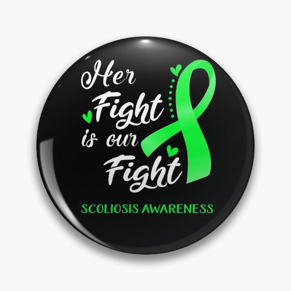 Item preview, Her Fight Is Our Fight Scoliosis Awareness designed and sold by hvoid41.